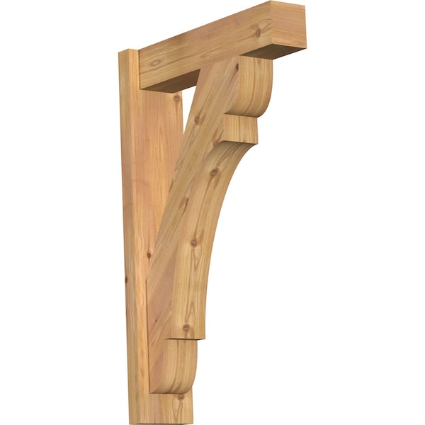Ekena Millwork Olympic Block Smooth Outlooker, Western Red Cedar, 5 1/2"W x 20"D x 32"H OUT06X20X32OLY05SWR - main
